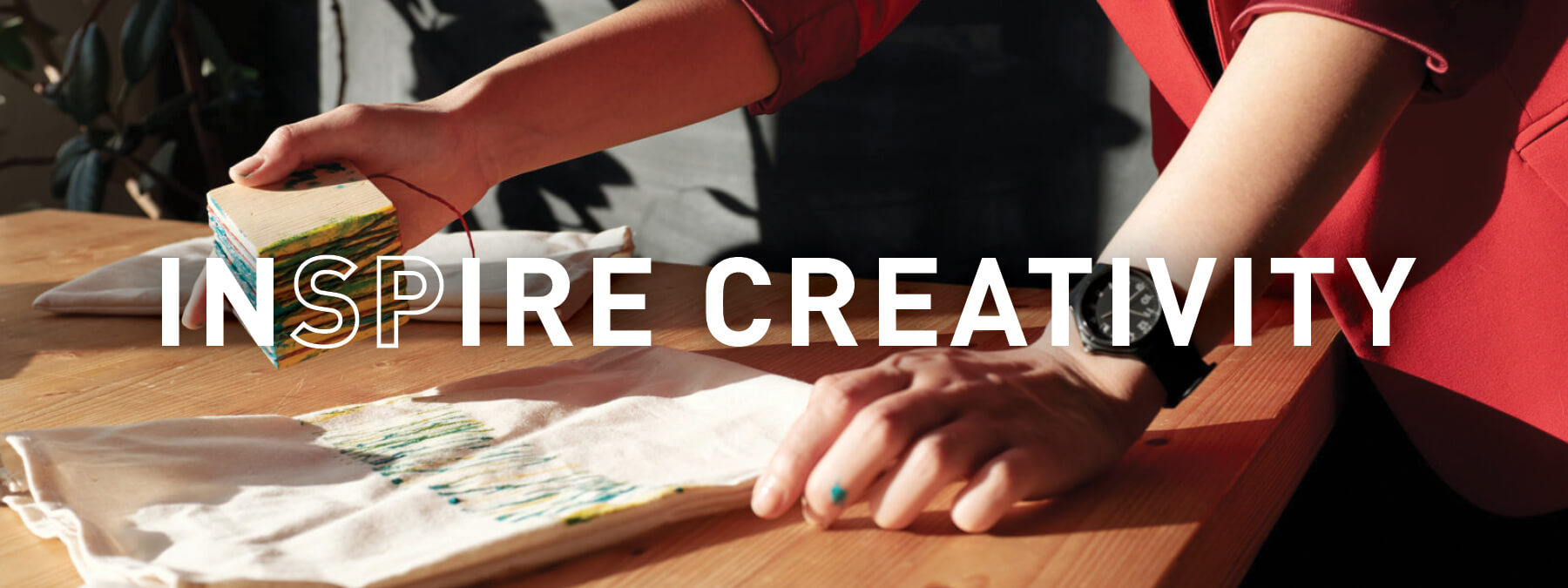 creativity INSPIRE creativity - someone painting arts and crafts